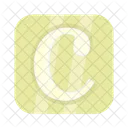 Letter Alphabet C Icon