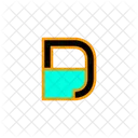 文字d  アイコン
