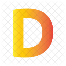 Letter D  Icon