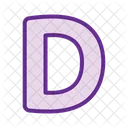 Letter d  Icon