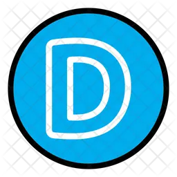 Letter D  Icon