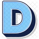 Letter D Alphabet Alphabetical Icon