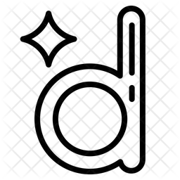 Letter d  Icon