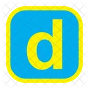 Letter d  Icon