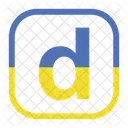 Letter d  Icon