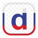 Letter d  Icon