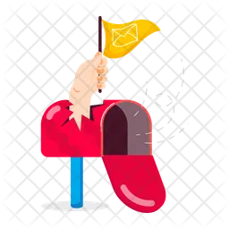 Letter Drop  Icon