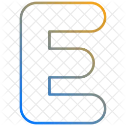 Letter e  Icon