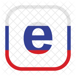 Letter e  Icon