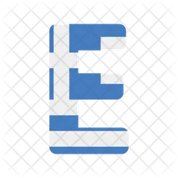 Letter E  Icon