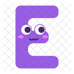 Letter e  Icon