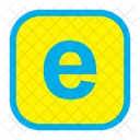 Letter e  Icon