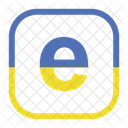 Letter e  Icon
