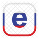 Letter e  Icon