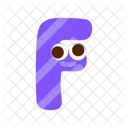 Letter f  Icon