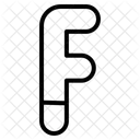 文字f  アイコン