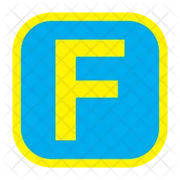 Letter f  Icon