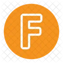 Letter F  Icon