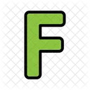 F Letter F Alphabet Icon