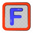 Letter F Capital F F Icon