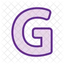 Letter g  Icon