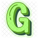 Letter G Alphabet Alphabetical Icon