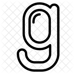 Letter g  Icon