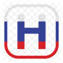 Letter h  Icon