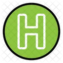 Letter H  Icon