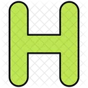 Letter H  Icon