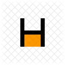 H Letter Alphabet Icon