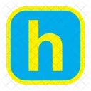 Letter h  Icon