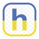 Letter h  Icon