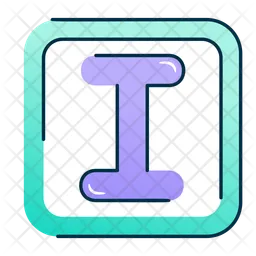 Letter I  Icon