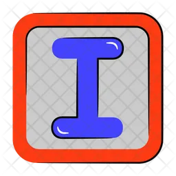 Letter I  Icon