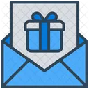 Christmas Letter Invitation Icon