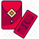 Letter Money Red Envelope Icon