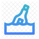 Bottle Float Simple Icon