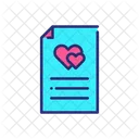 Letter Invitation Card Card Icon