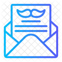 Letter Communications Fathers Day Icon