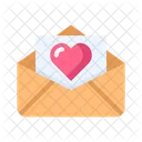 Letter Invitation Love  Icon