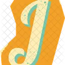 Letter J  Icon