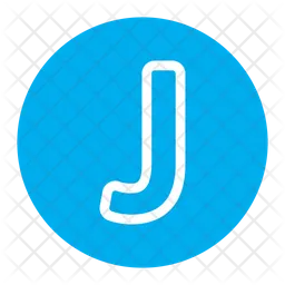 Letter J  Icon