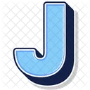 Letter J Alphabet Alphabetical Icon