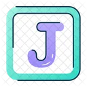 Latter J Capital J Letter J Icon