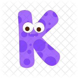 Letter k  Icon