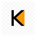 Letter K  Icon