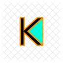 文字k  アイコン