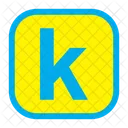 Letter k  Icon