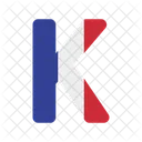 Letter K  Icon